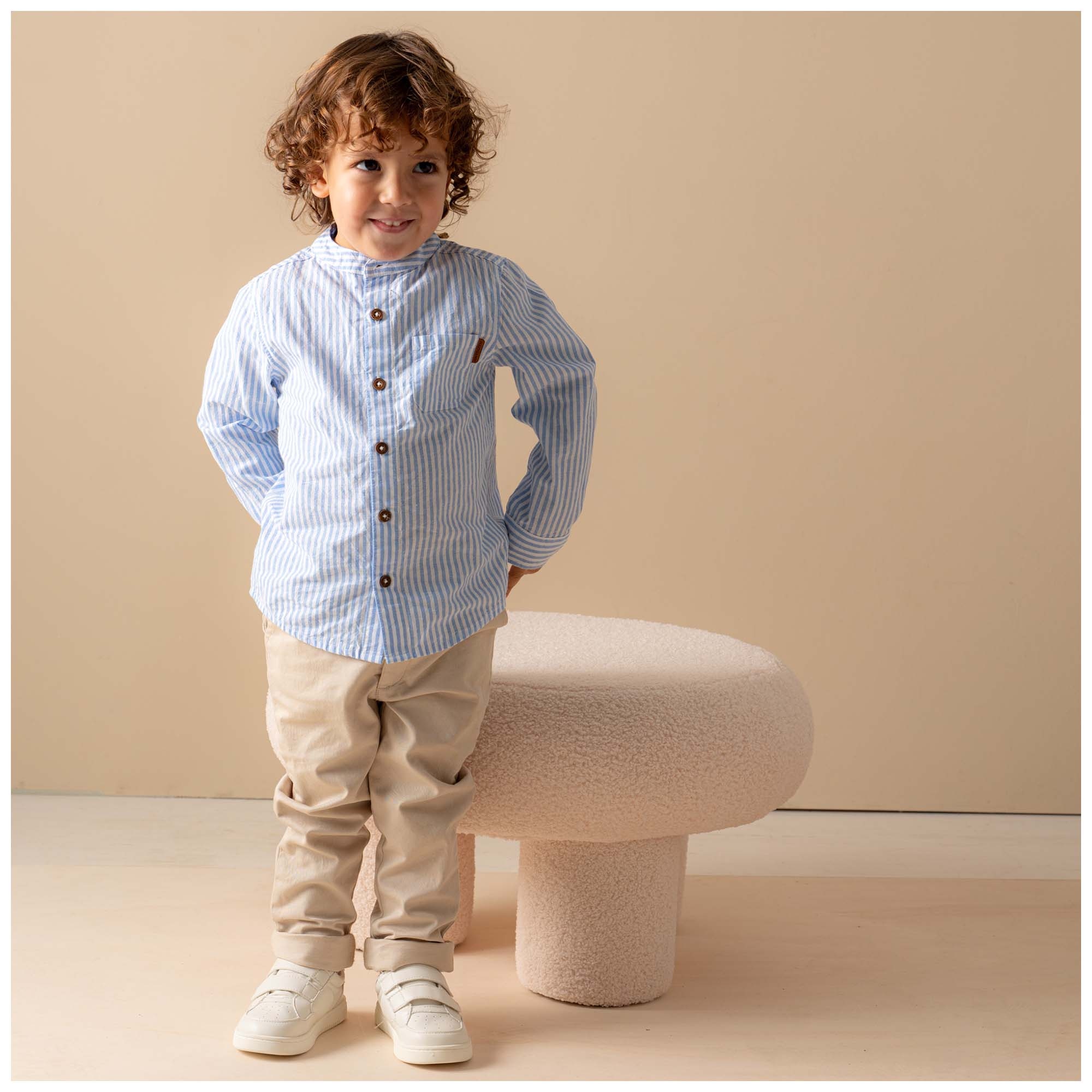Prénatal baby broek  effen beige