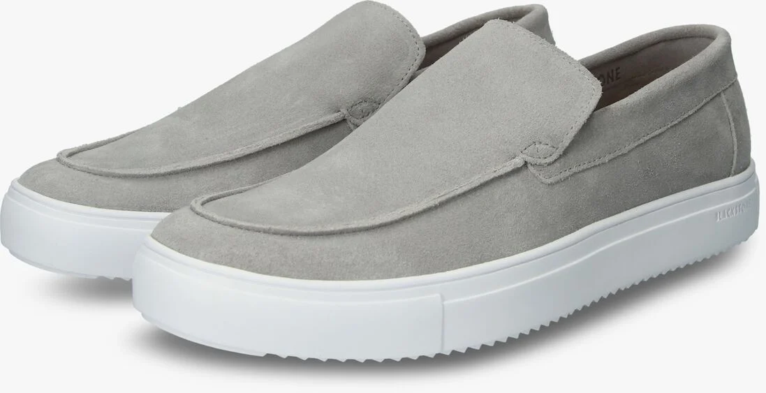 BLACKSTONE lichtgrijze blackstone loafers barron
