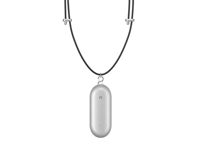 PLAUD NotePin - AI-powered voice recorder with 112  languages and 20 hours of battery life - Lunar Silver