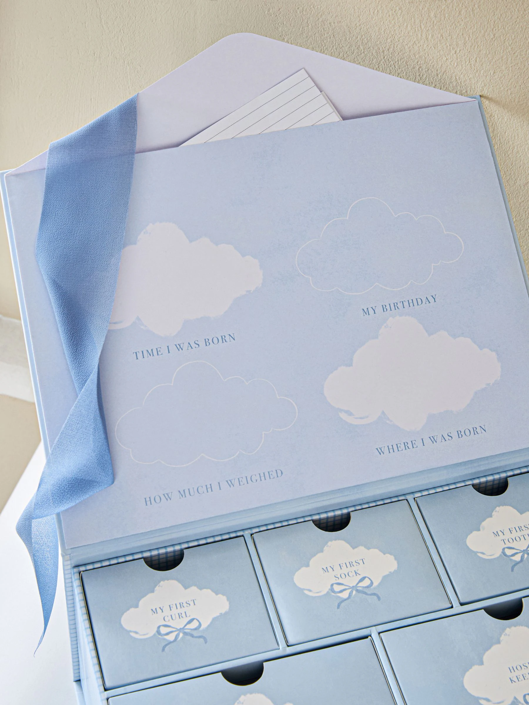Baby Boy Born in 2025 Keepsake Box