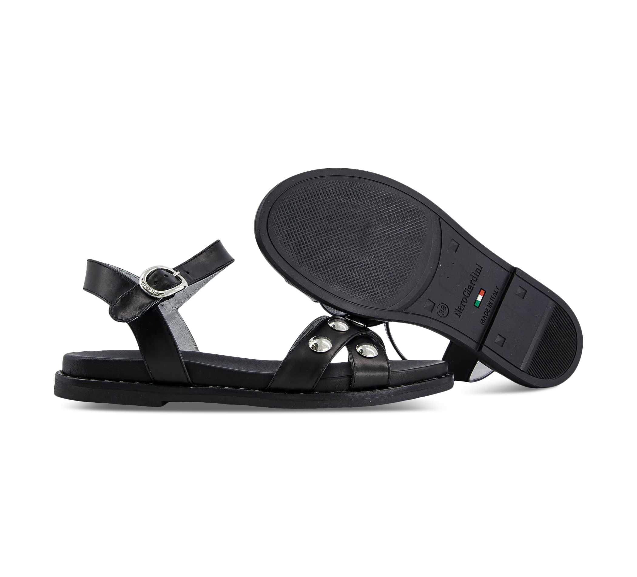 Nero Giardini Riemchensandalen schwarz