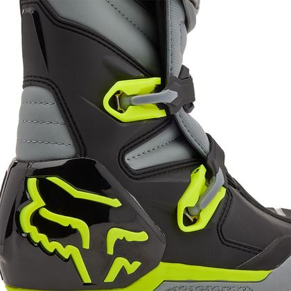 Bottes cross Fox COMP 2025 - Gris / Jaune