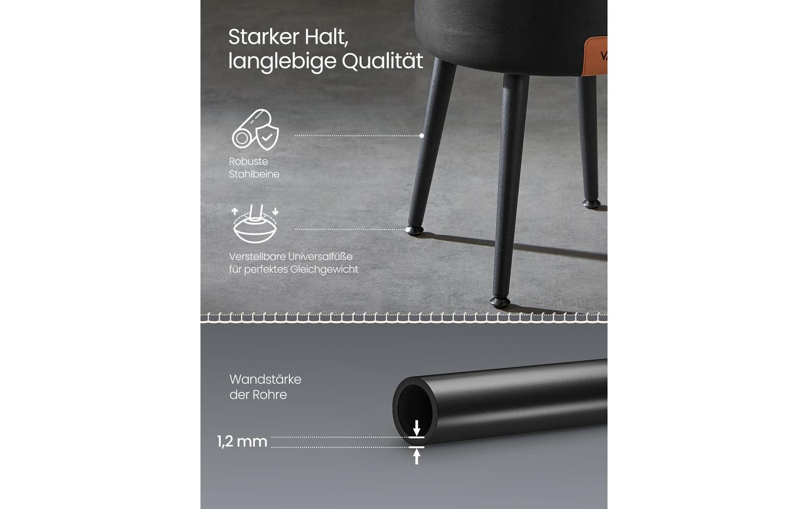 Hocker 32 cm, SchwarzHocker mit Stauraum