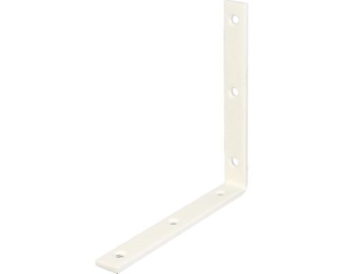 Stralingshoek 160x160x20 mm wit kunststof gecoat 1 stuk