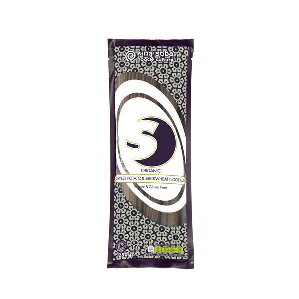 King Soba Bio Noodles Trigo Sarraceno Batata Doce 250G