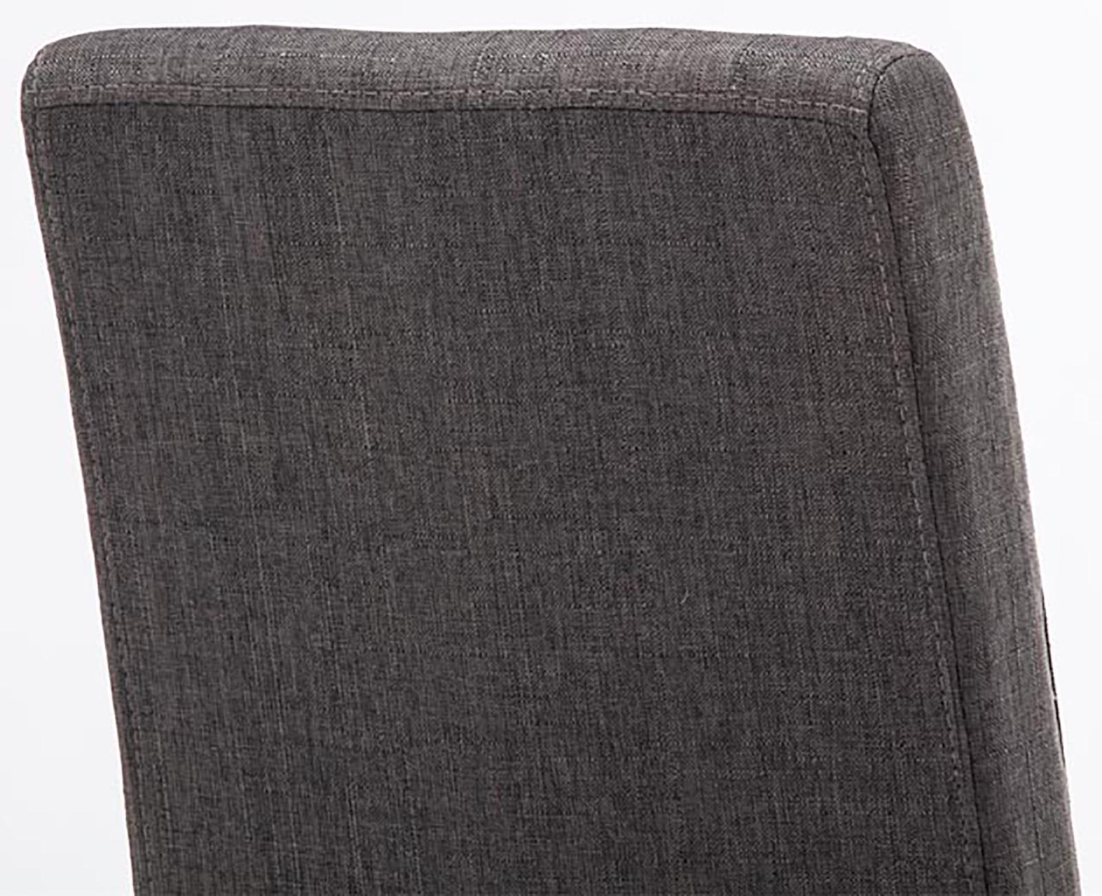 CLP Esszimmerstuhl Ina mit Holzgestell und Stoffbezug I Lehnstuhl mit einer Sitzhöhe von 47 cm I Polsterstuhl mit hoher Rückenlehne