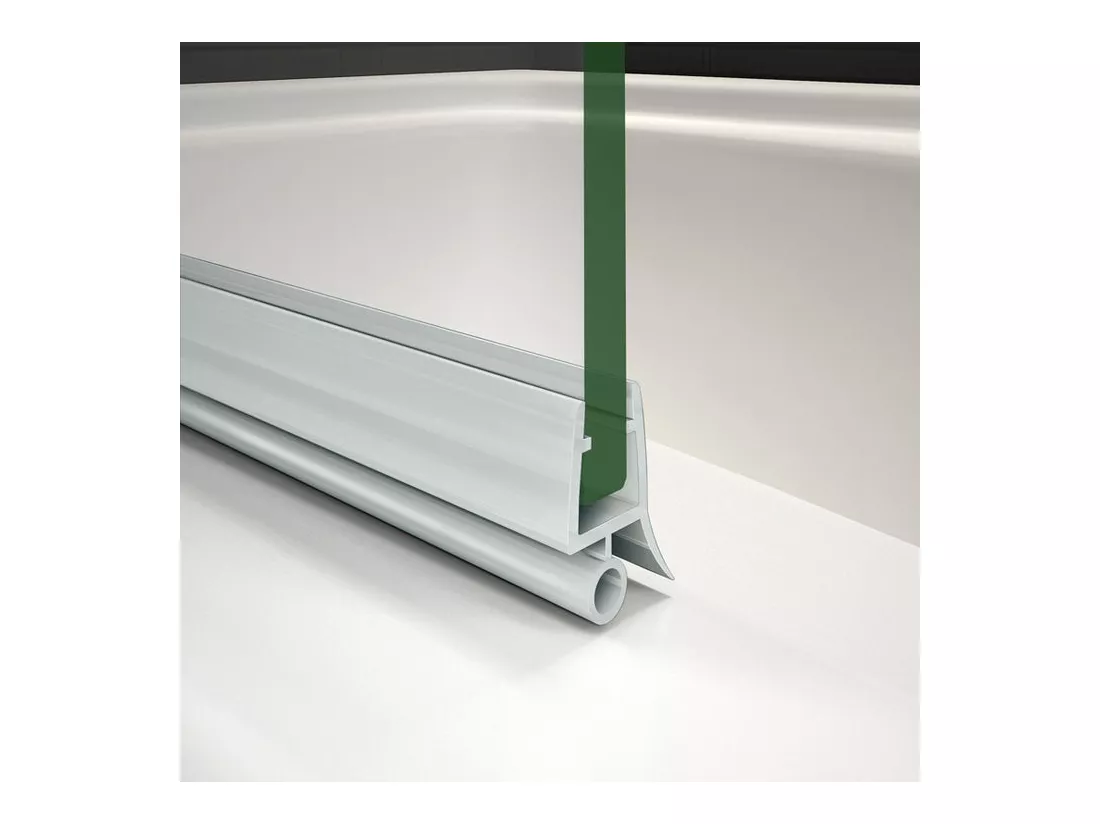 Pare-baignoire 100x140cm pivotant 180°, paroi de baignoire en verre 5mm trempé anticalcaire, avec porte-serviette