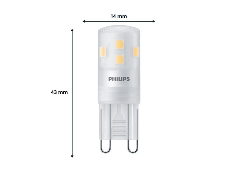 Philips LED Brenner, 25 W, G9 x3 Warmweiss Leuchtmittel