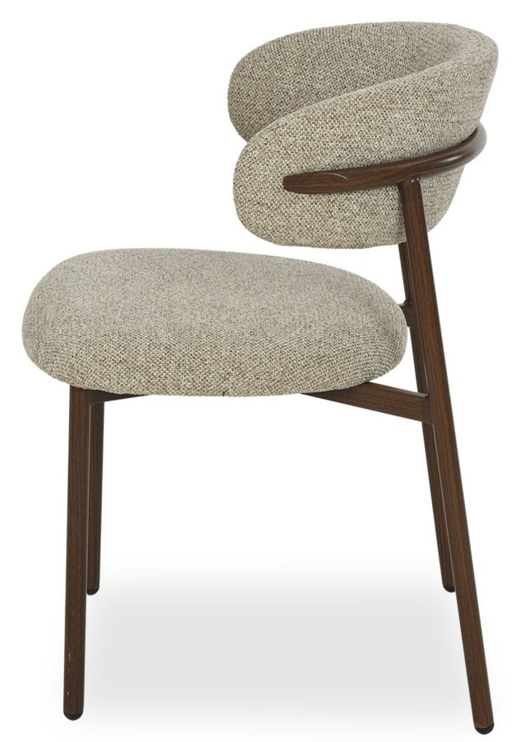 Eetkamerstoel Walnut Micah B54.5 x D58 x H78 cm