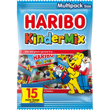 Haribo Kindermix Uitdeelzakjes 375 g
