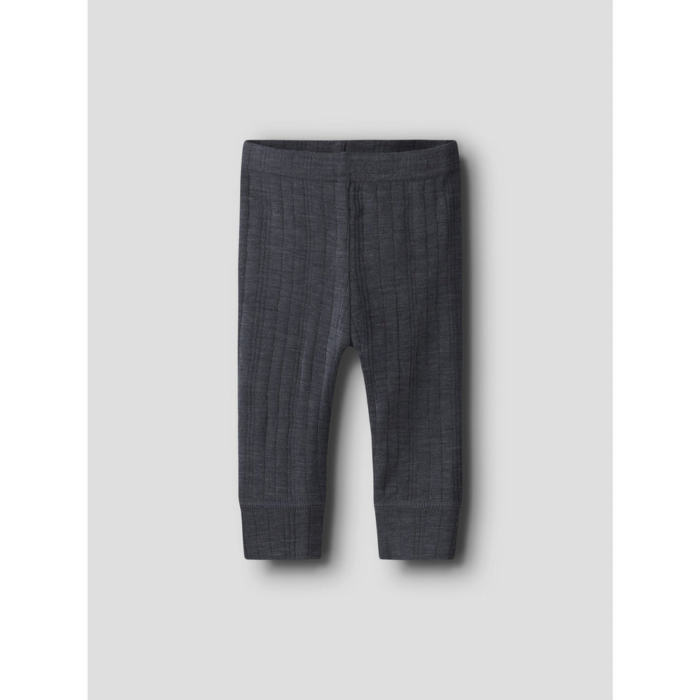 Køb Name It Ombre Blue Wang Uld Needle Long Johns Solid Noos