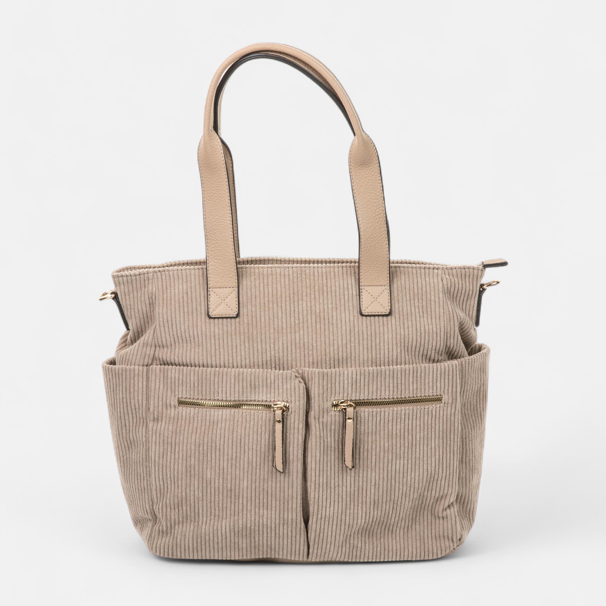 Sac de shopping beige