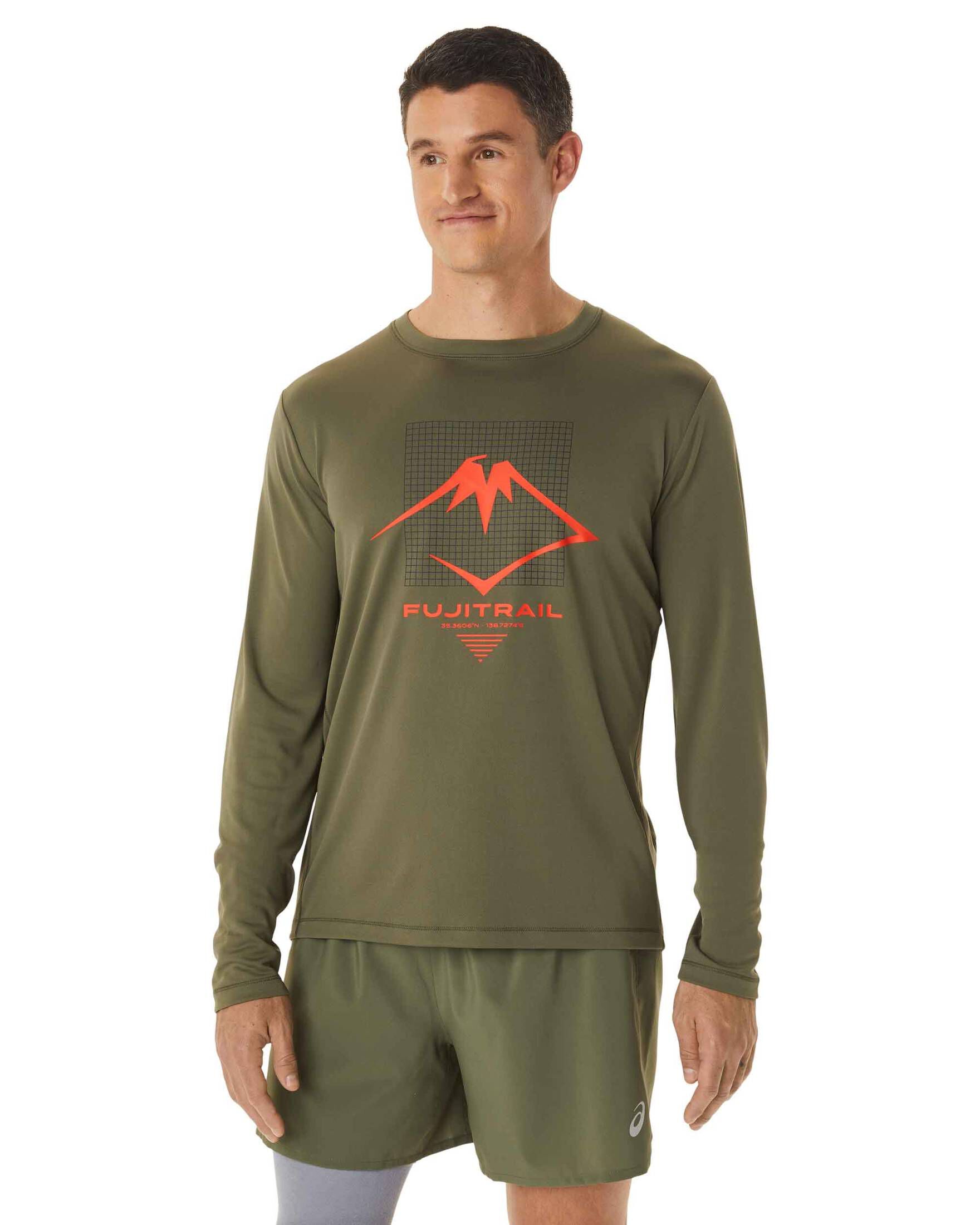 Asics| Herren Laufshirt FUJITRAIL LOGO Langarm