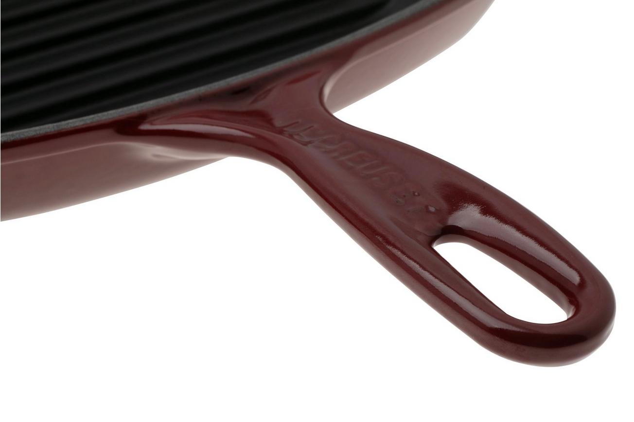 Le Creuset Signature 20183269490422 Garnet, vierkante grillpan/skillet, 26 cm