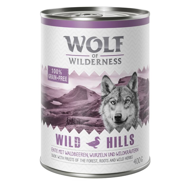 Lot Wolf of Wilderness - Single Protein 24 x 400 g