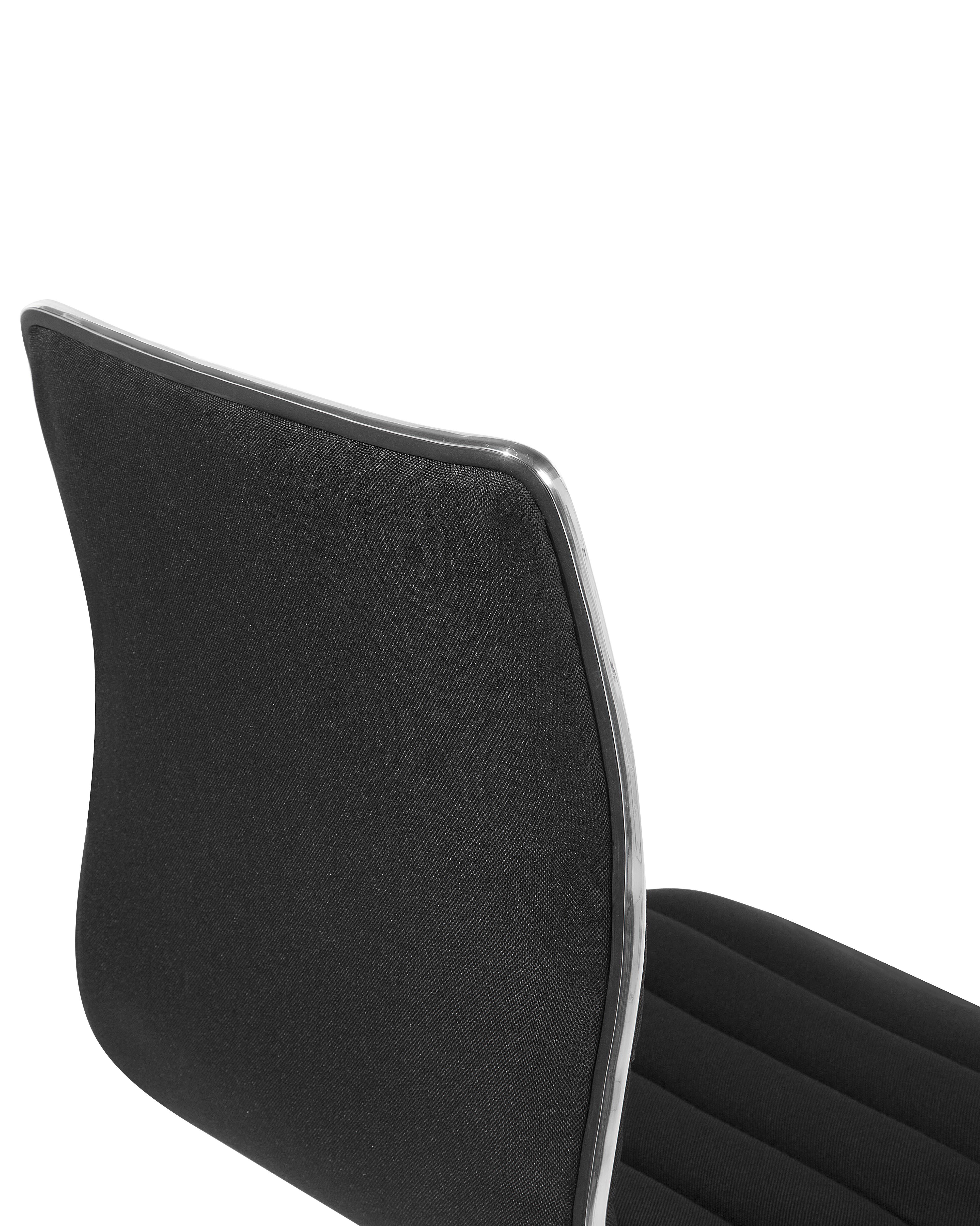 Set van 2 barstoelen LUCERNE draaibaar Zwart