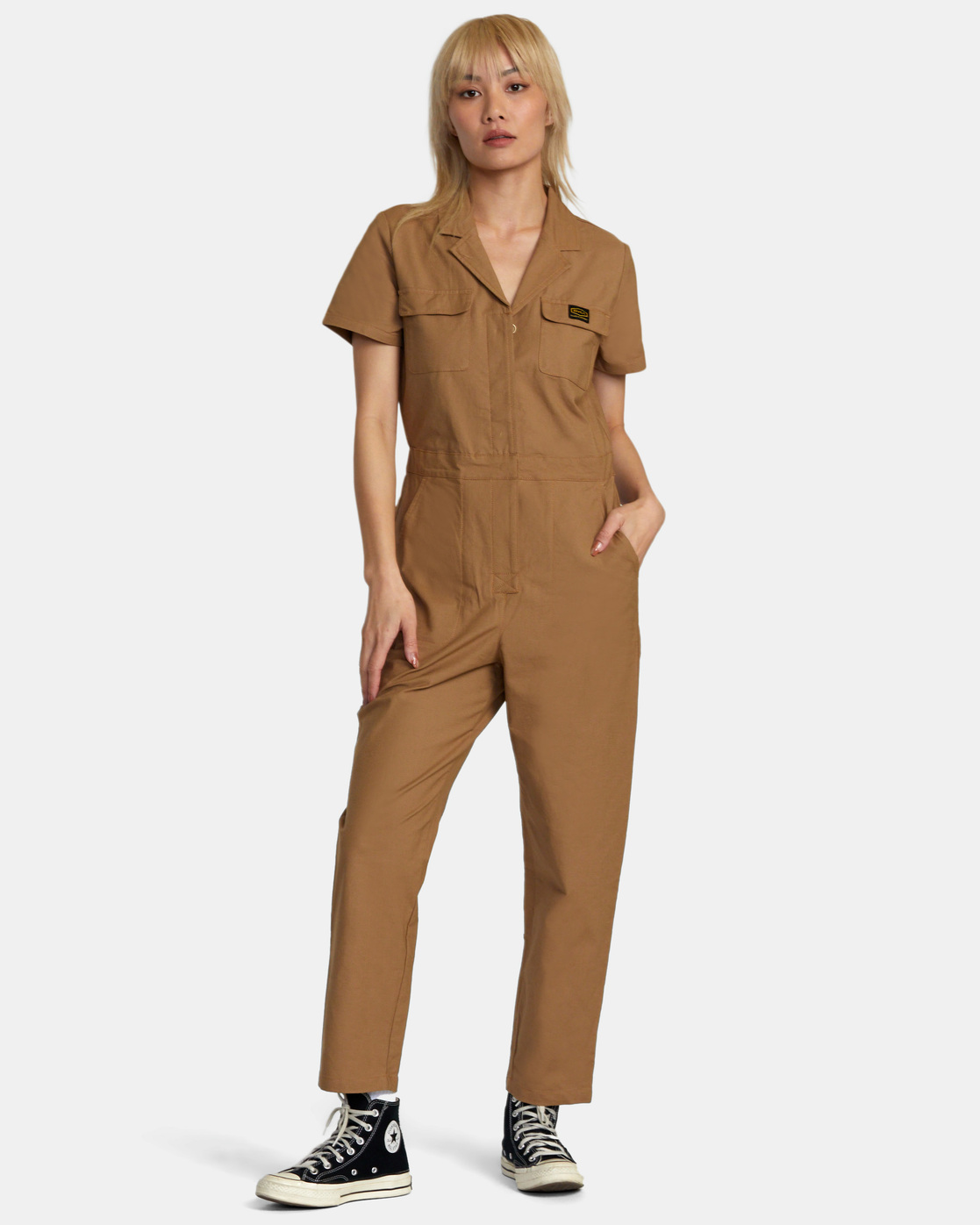 Rvca Recession Jumpsuit Ermine