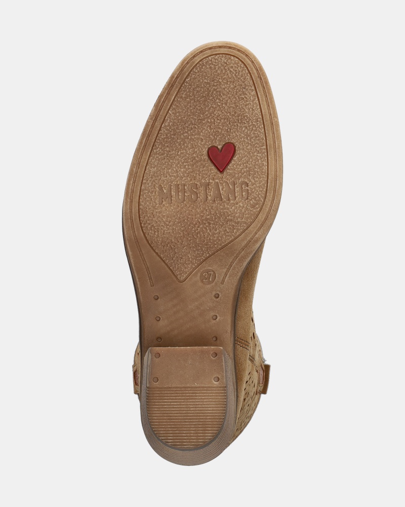 Mustang Rits- & gesloten boots  - cognac