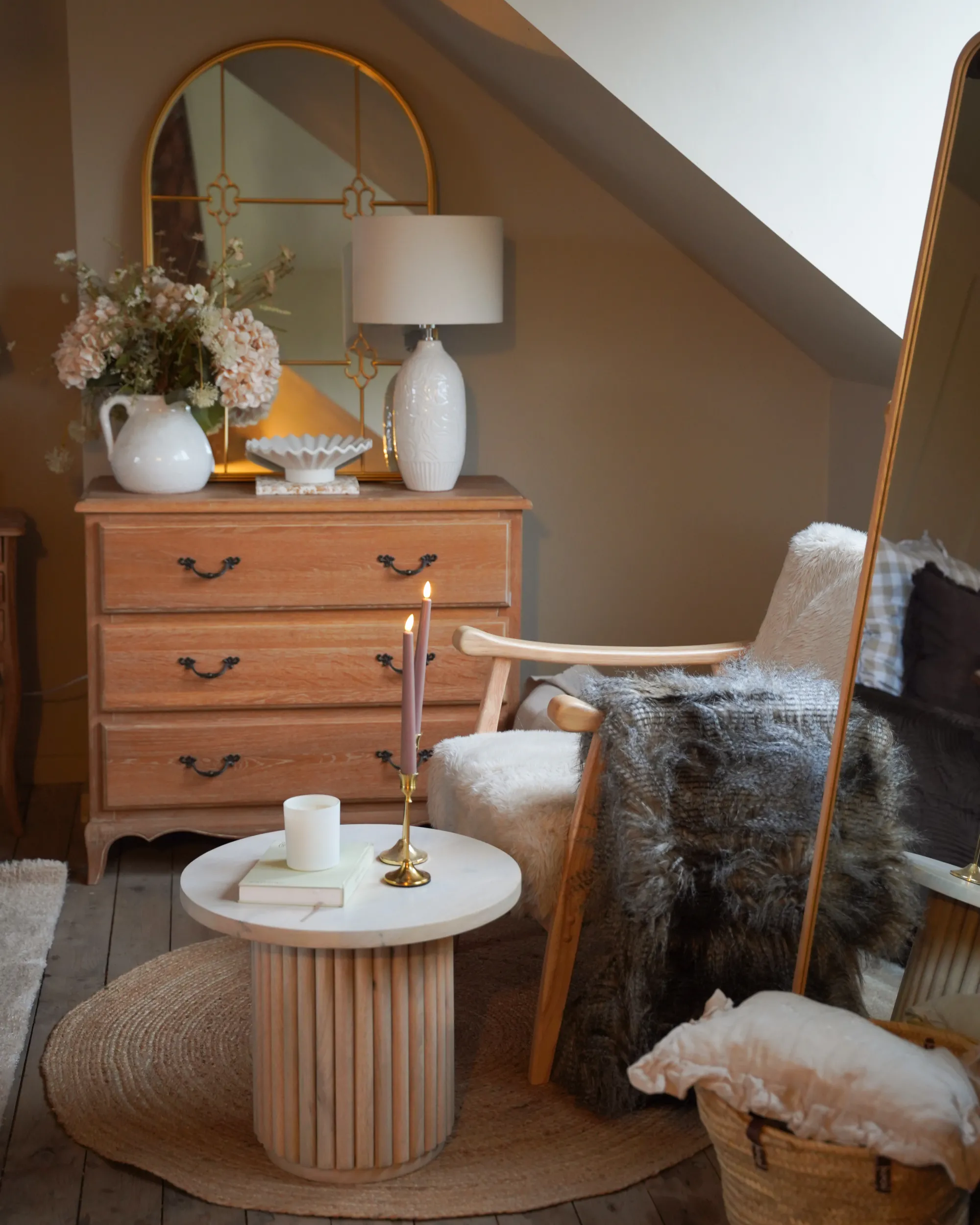 Tafellamp SALZA Keramiek Beige