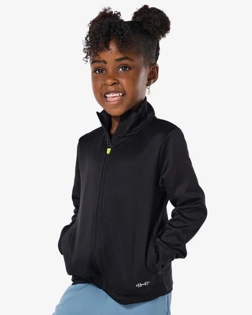 veste d'entraînement polaire pour enfants noir