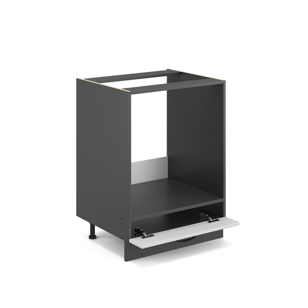 Vicco Herdumbauschrank 60 cm FAME Line Küchenschrank Küchenzeile Landhaus Weiß Anthrazit