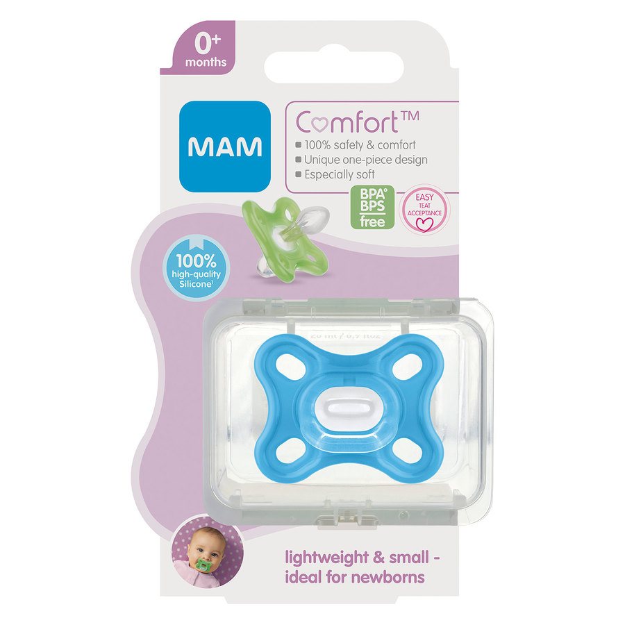 MAM Comfort Pacifier 0-2 Blue