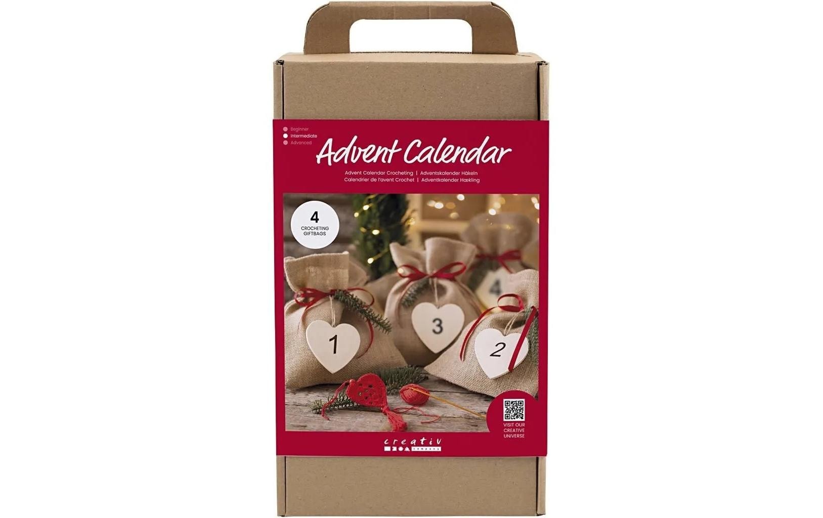 Adventskalender Bastelset Häkeln, 4 StückAdventskalender mit neuen Bastelprojekten