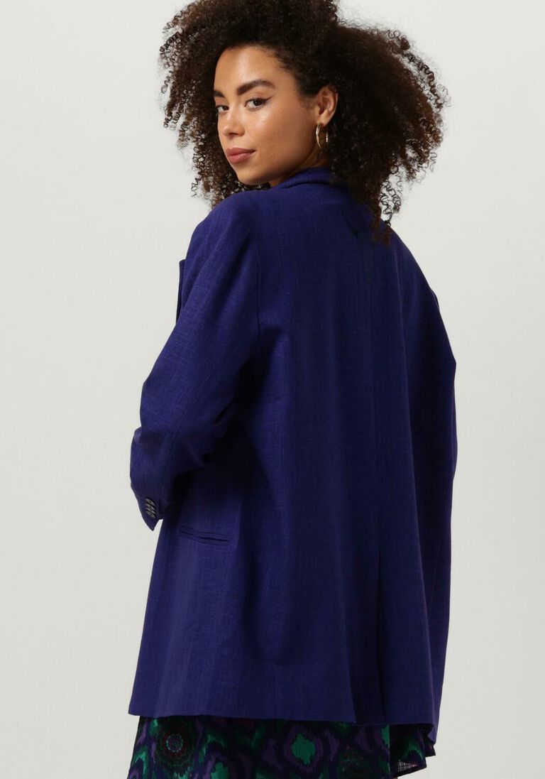 ALIX THE LABEL grijze alix the label blazer ladies woven boucle oversized blazer