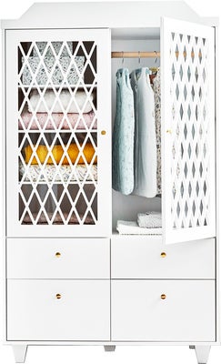 Cam Cam Copenhagen Harlequin Garderobeskap, Hvit