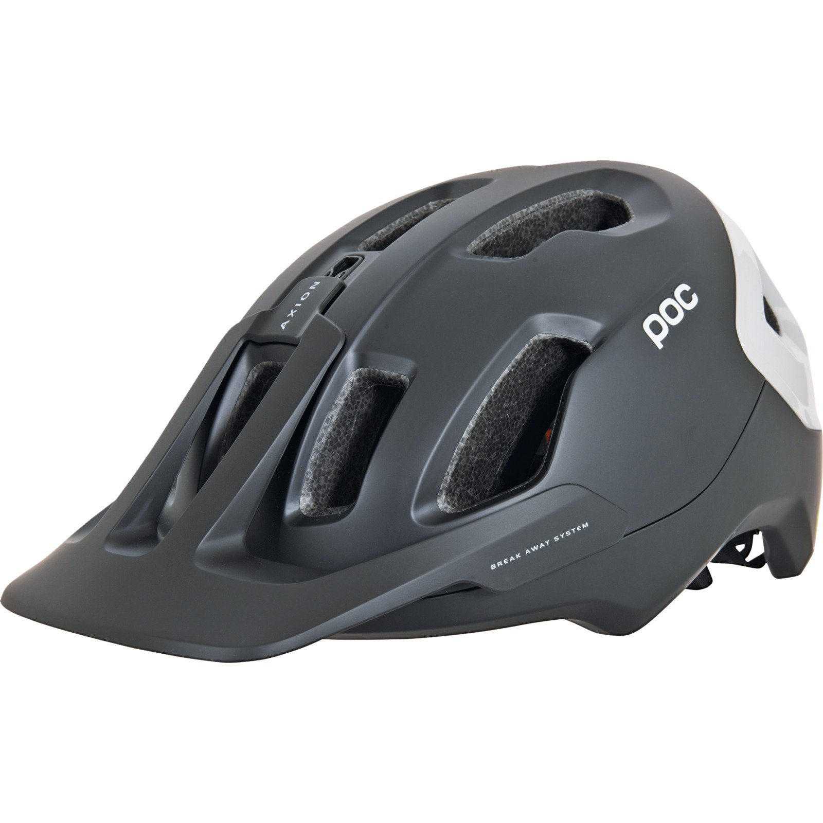 POC Erwachsenen-MTB-Helm Axion Race MIPS M, schwarz