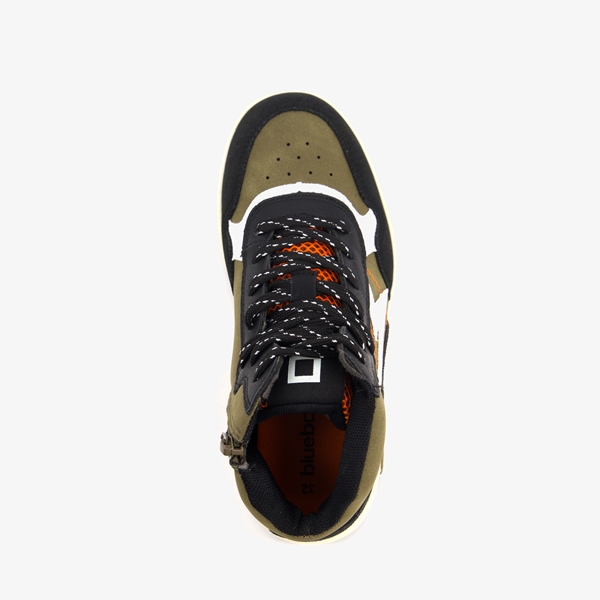 Blue Box hoge jongens sneakers groen/zwart