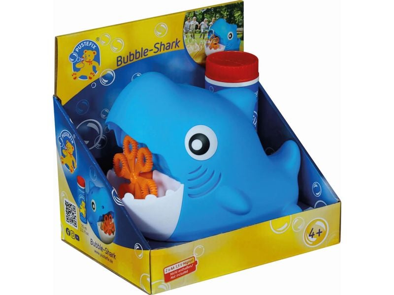 Pustefix Seifenblasen Bubble-Shark Batteriebetriebene Seifenblasenmaschine