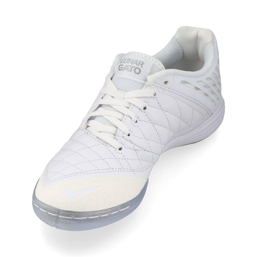 Nike Lunargato II IC Small Sided - Blanc/Chrome