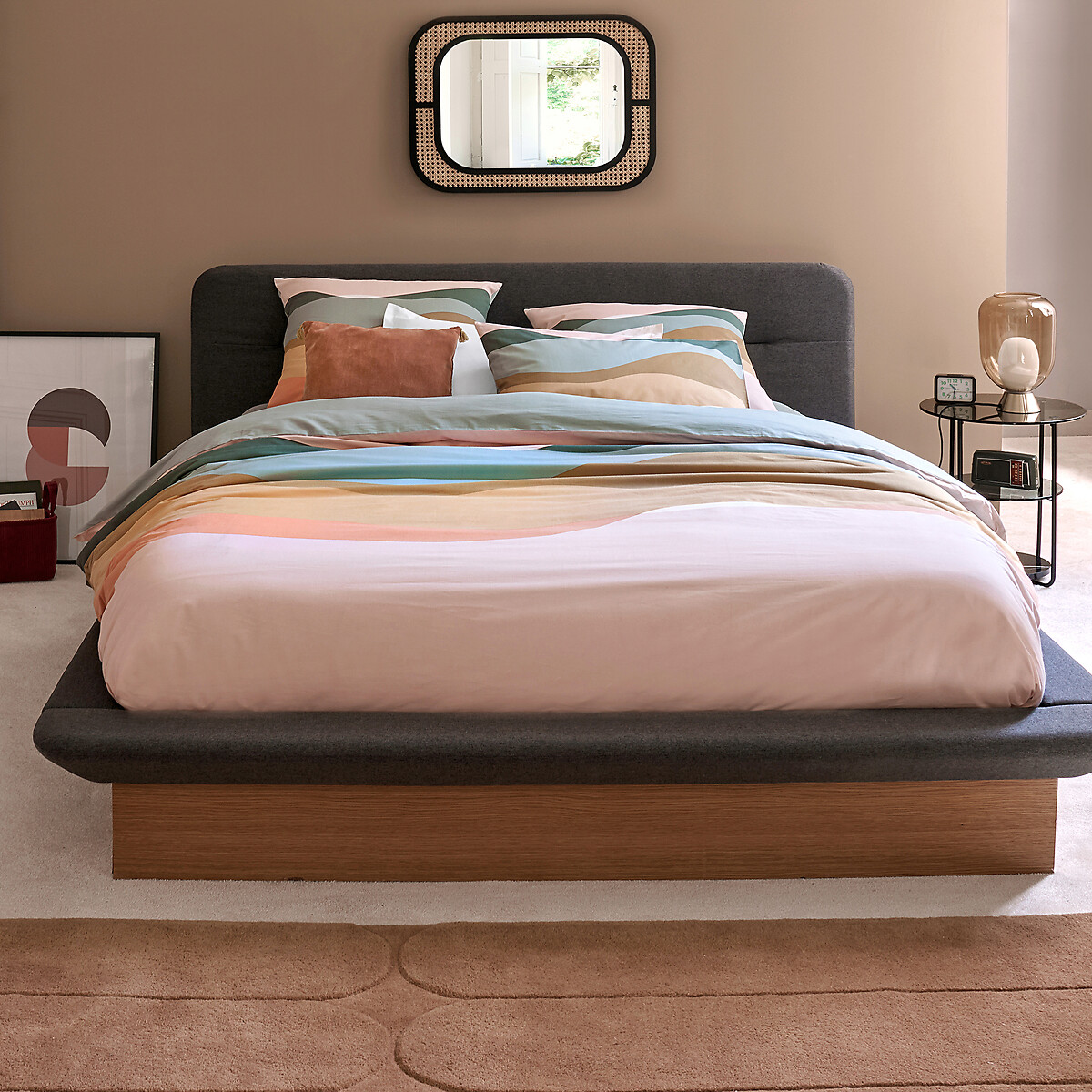 LA REDOUTE INTERIEURS<br>Cama baú com estrado de ripas ajustável Tivara