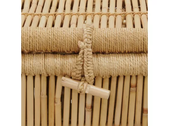 Malles en roseau naturel (Lot de 2)