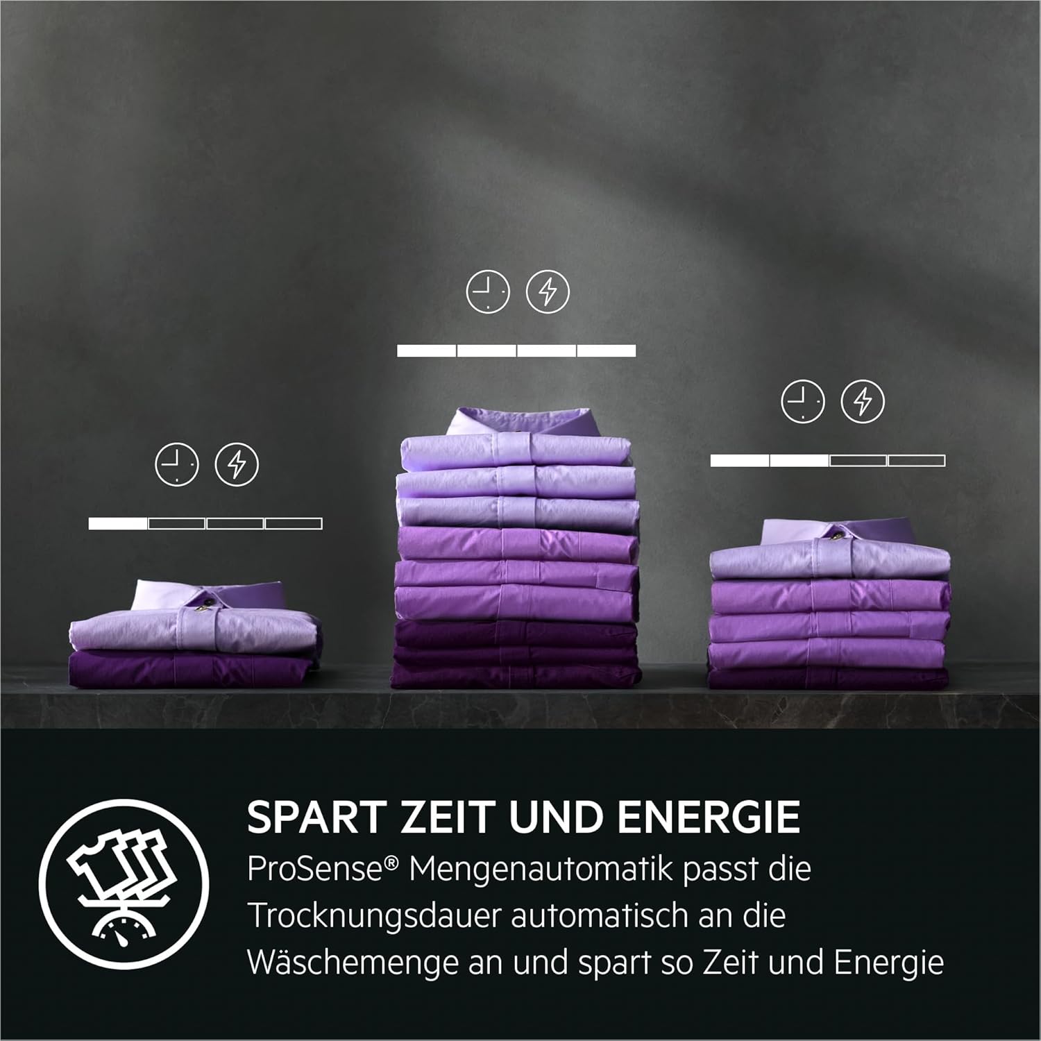 AEG WiFi Wärmepumpentrockner 8 kg mit SmartDry, Serie 9000: AbsoluteCarePlus Daunentrocknung, Punktgenaue Ergebnisse mit 3D-Scan Restfeuchteermittlung, Energiekl. A, Trommelbeleuchtung, TR9XW80880