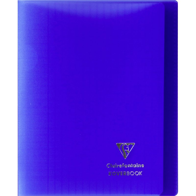 Cahier Koverbook Clairefontaine 17 x 22 cm grand carreaux 96 pages