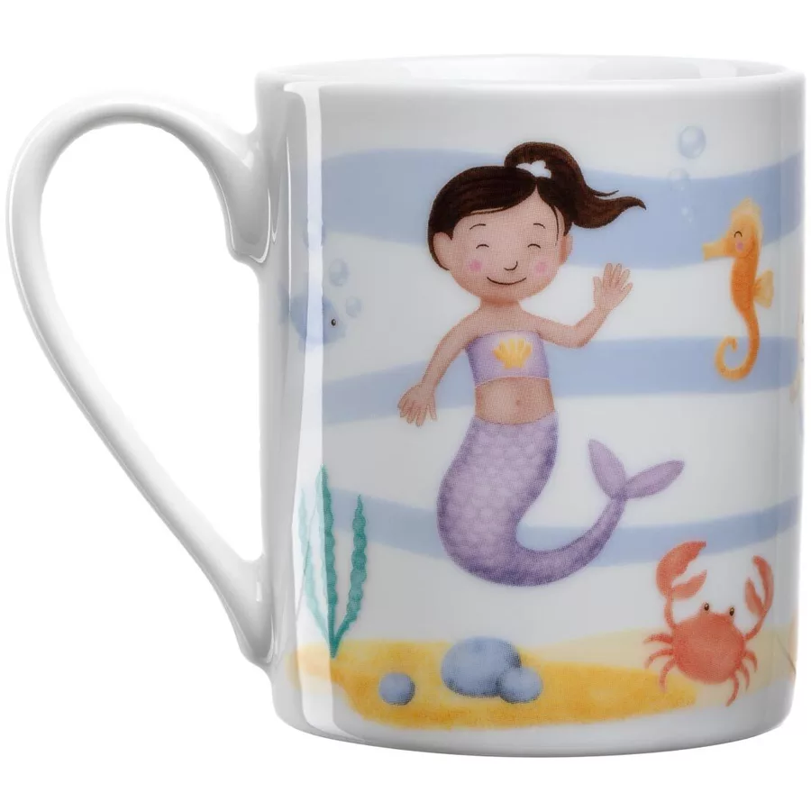 Leonardo Kindergeschirr Set mit Besteck BAMBINI AVVENTURA hellblau