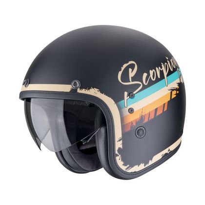 Casque Scorpion Exo BELFAST EVO - ADONIS - Noir / Beige