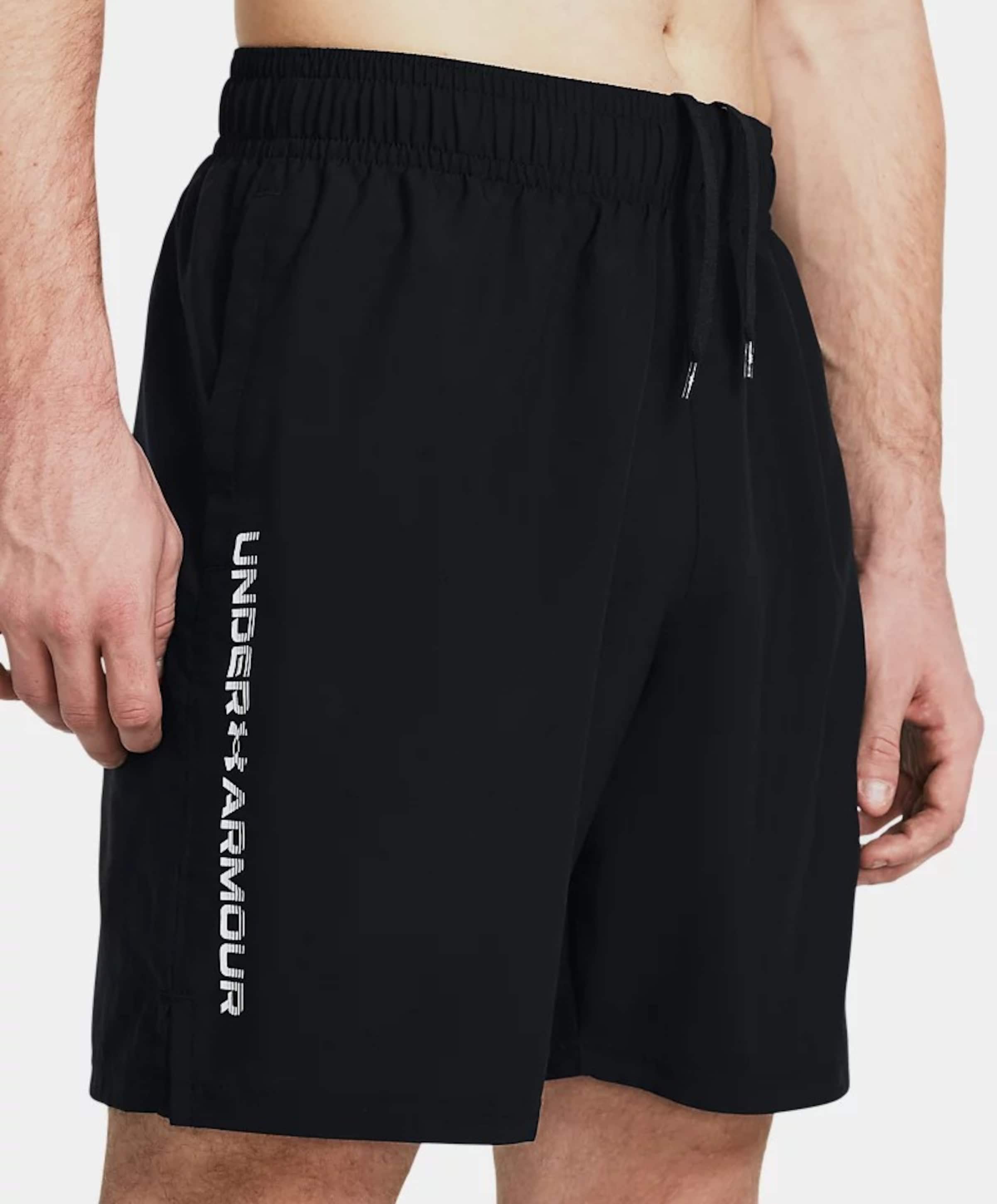 Under Armour Ua Woven Wdmk Shorts-grn heren shorts zwart