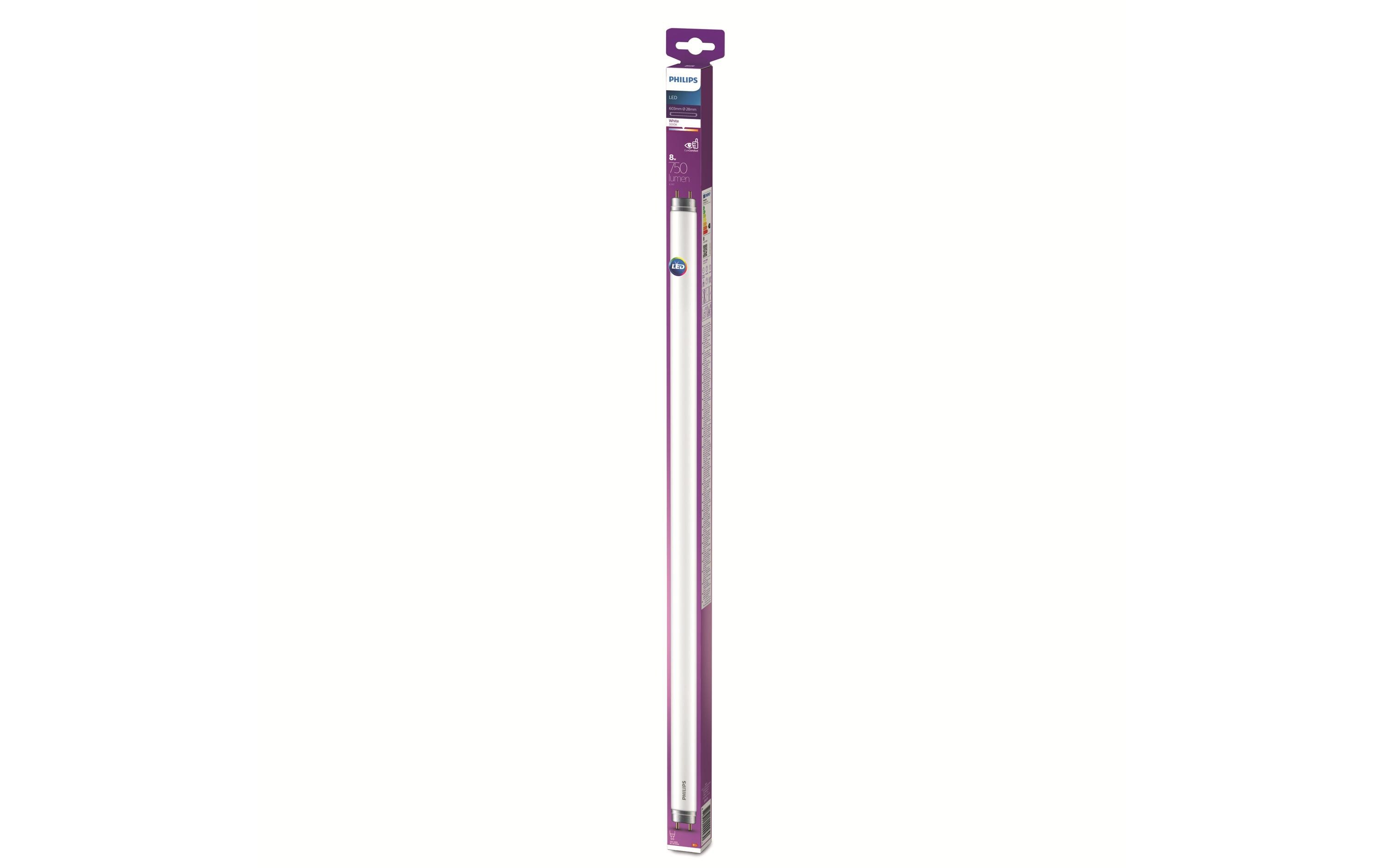LED T8 Röhre, 600 mm, G13 Sockel, 8W, 750 lm, WeissLED-Leuchtstoffröhre, 600 mm