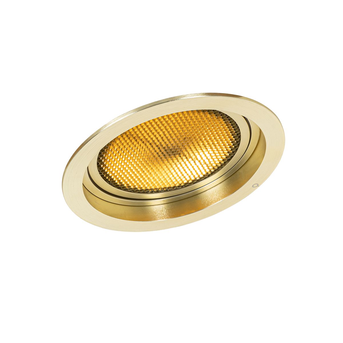 Moderne inbouwspot goud verstelbaar - Coop 111 Honey