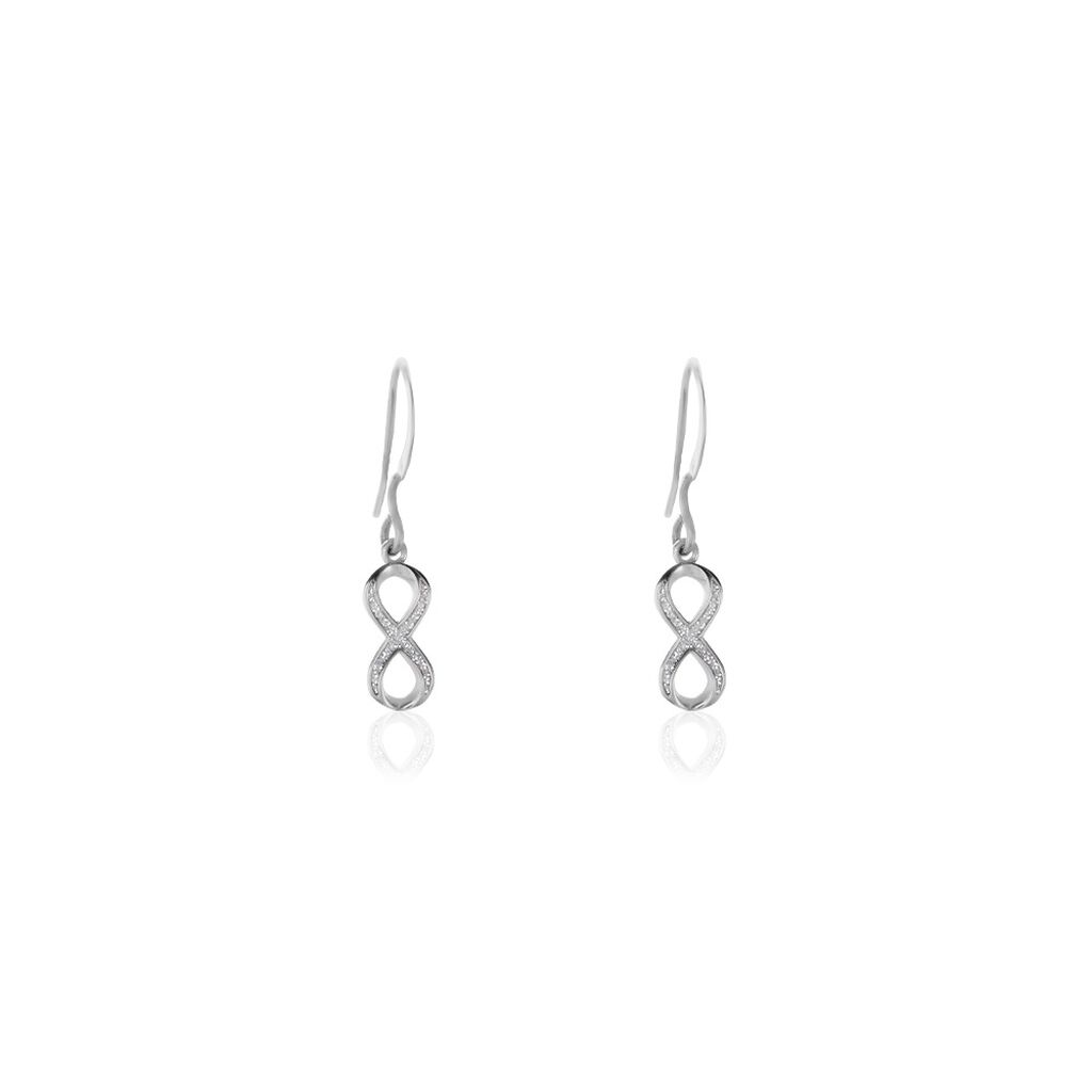 Boucles D'oreilles Pendantes Argent Solkem Glitter