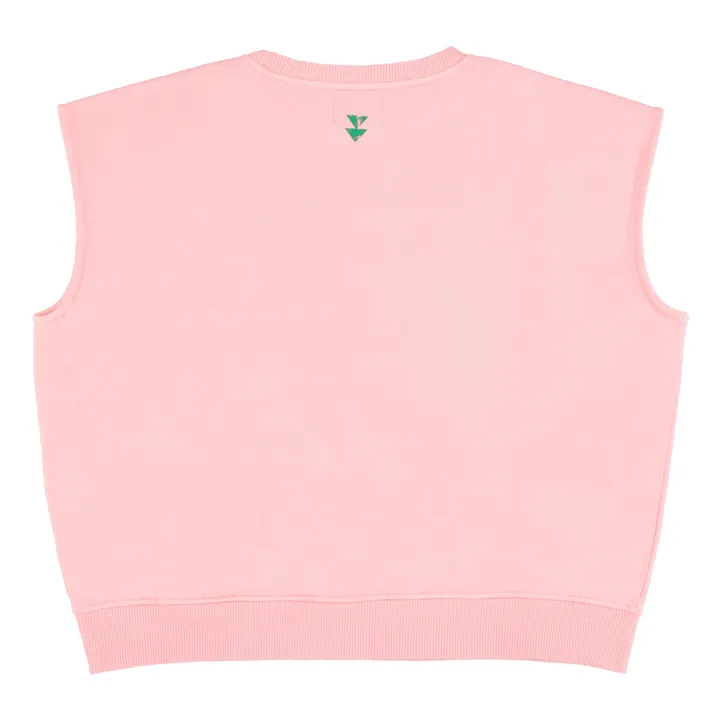 Sisters Department Sweat Sans Manches Charlotte Coton Bio | Rose