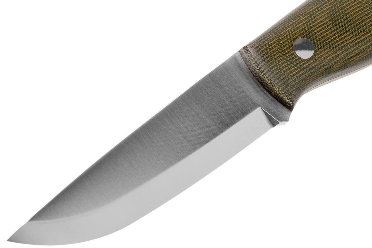 Nordic Knife Design Forester 100, N690, Green Micarta 2020 vaststaand mes