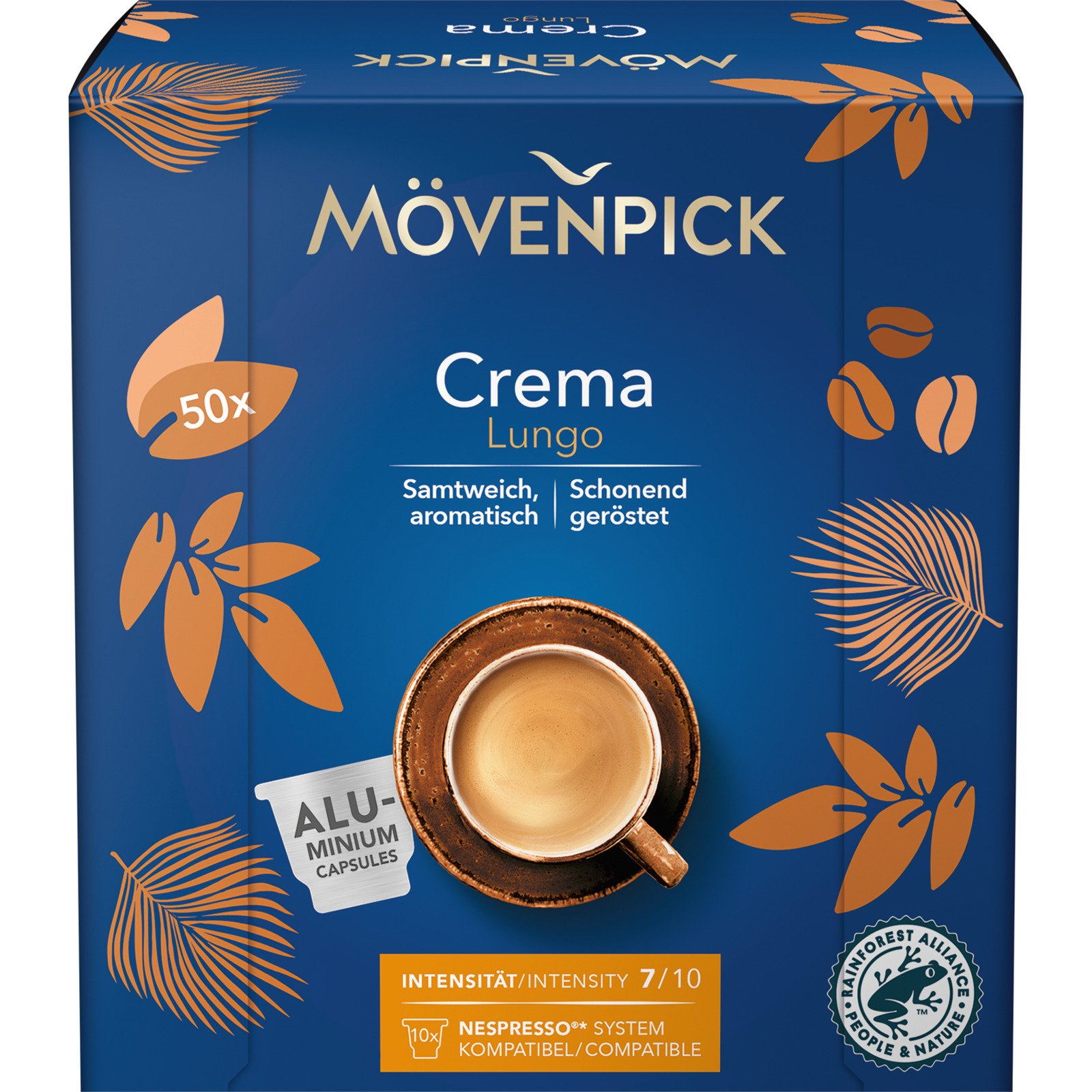 Mövenpick Kaffee Lungo Crema 50 Kapseln