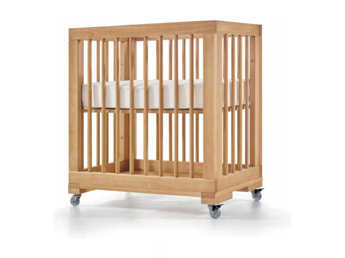 Lit évolutif bébé 70x140 cm bois massif bois naturel KYOTO