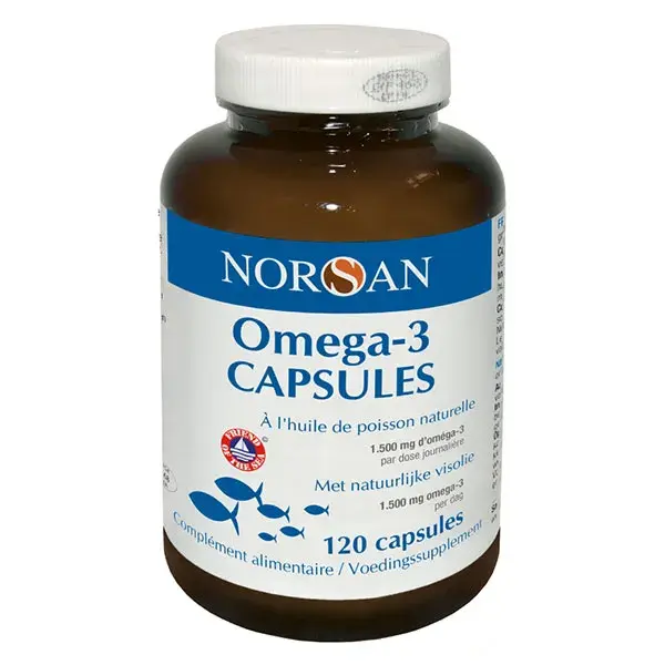 Norsan Ômega-3 Total 1500mg Óleo de Peixe 120 cápsulas