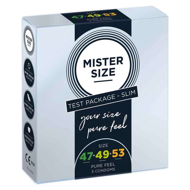 MISTER SIZE Probierpackung 47-49-53 Kondome, 3 St