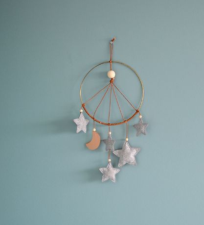 Filibabba Baby-Mobiles - Mond - Grau
